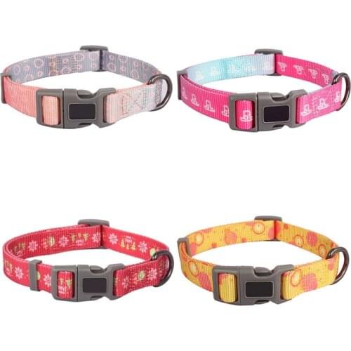 New Dog Heavy Duty Collar With Control Handle Pet Adjustable Military Training Walking Collar