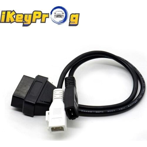 For OBD 2x2 OBD2 2P+2P to 16Pin Connector VAG COM Adapter Transfer Connector
