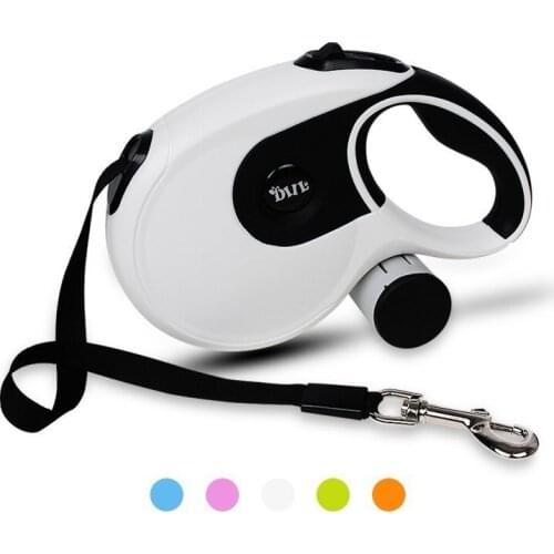 Premium 8M Dog Leash Retractable Automatic Medium Large Pet Leash And Poop Bag With Removable Holder Pet Product Dog Lead