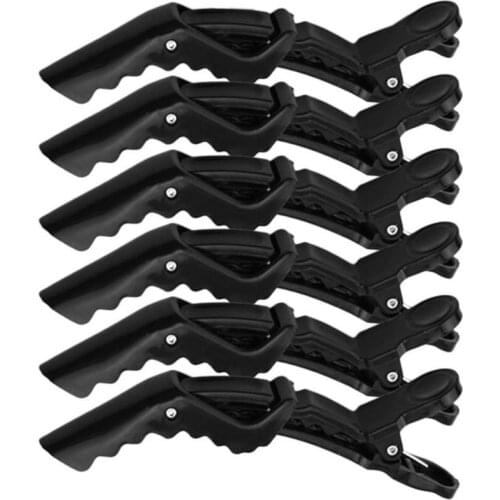 5PCS/SET Hair Clamps Claw Clips Professional Crocodile Hairdressing Cutting Clamps Hair Grip Clips Hair Styling Tools for Salon