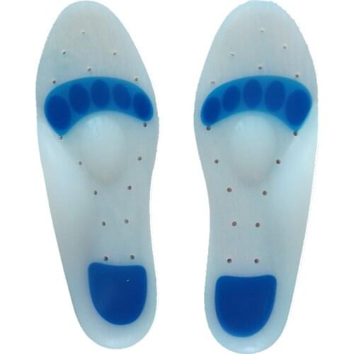 Silicone Gel Orthopedic Sports Insoles Pads For Shoes Soes Flat Feet Arch Support Corrector Plantar Fasciitis Heel Spur Shoe Pad