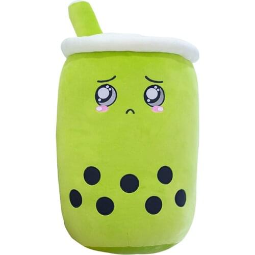 Cute Cotton Drink Plush Stuffed Toy Soft Pink Milk Tea Plush Boba Tea Cup Toy Bubble Tea Pillow Cushion Kids Gift