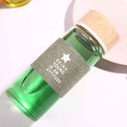 High Quality 400ML Glass Water Bottle with Tea Infuser My Drink Protein Shaker Sports Bootle Travel Coffee Hot Water Bottles