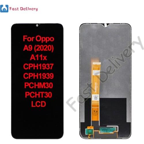 For OPPO A9 2020 LCD Display Touch Screen Digitizer Assembly 6.5" For OPPO A11x CPH1937 CPH1939 PCHT30 PCHM30 lcd Replacement