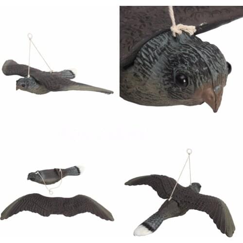 1PC Garden Flying Bird Hawk Owl Decoy Weed Pest Control Repellent Scarer Scarecrow