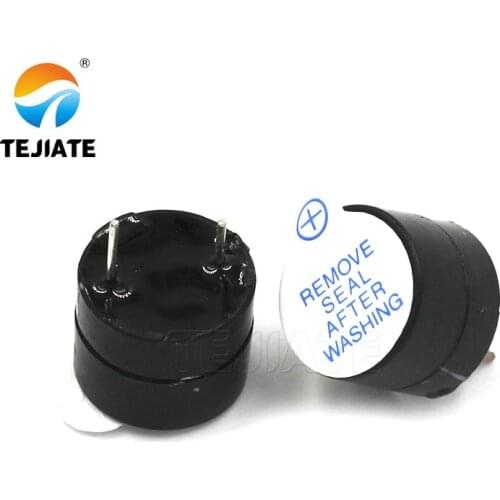 10pcs 12095 5v Active Buzzer Magnetic Long Continous Beep Tone 12*9.5mm