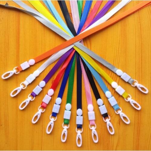 10pcs Lanyard ID Name Badge Business Card Key Holder Case Neck Strap New