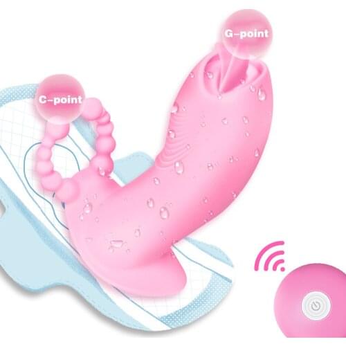 12 Frequency Dildo Tongue Licking Vibrator Clitoris Massager G-Spot Vaginal Stimulator Female Masturbator Sex Toys for Couple