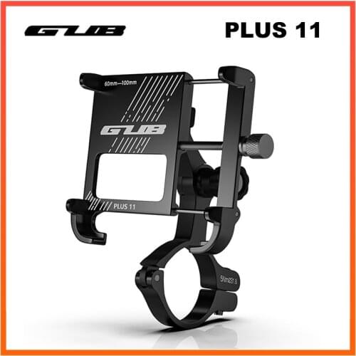 GUB Plus 11 Aluminum Phone Holder Bicycle Universal Phone Stand Support For 4-7.5 inch Support GPS Bike Phone Stand Mount Bracke