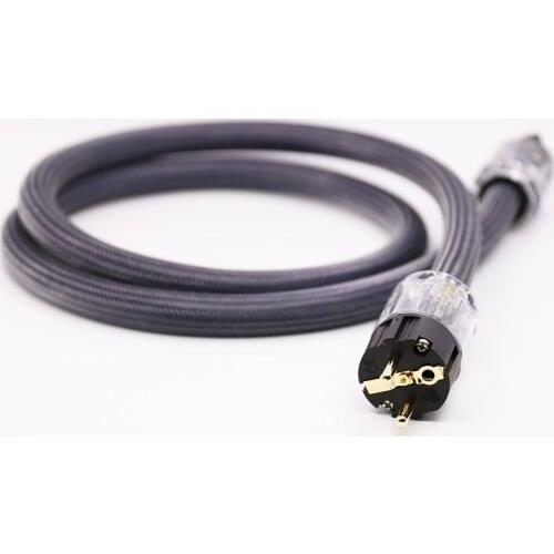 Hi-End 400 signature hifi audio US/EU power cord pure copper power cable P-029/P-029E power plug connector