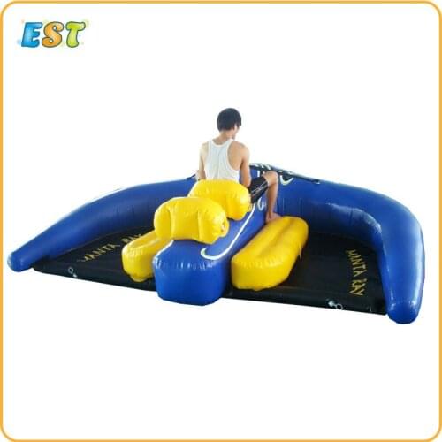 Hot Towable Inflatable Flying Manta Ray Water Sport Tube, Towable Flying Fish Inflatable Ray Manta For Water