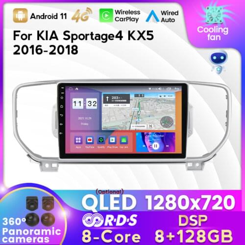 Mekede 4G Android 10.0 For KIA KX5 Sportage 2016 2017 Car Radio 2Din Stereo GPS Navigation Multimedia Player Head Unit WIFI