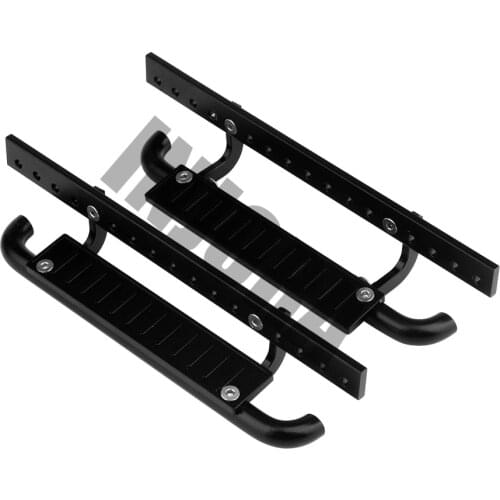 2PCS Metal Side Pedal Plate with Screws for 1/10 Scale RC Crawler Car D90 Upgrade Parts