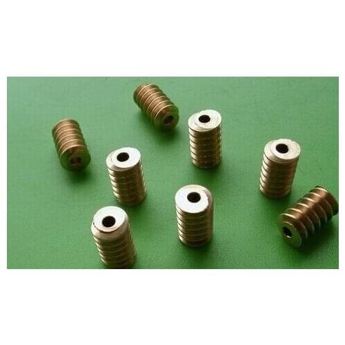 Metal worm gear DIY model toy model motor motor vehicle parts 0.5 parts mold