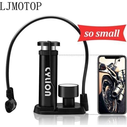 Motocycle Mini Air Pump Portable Folding Type Multifunctional Tire Pump For Suzuki gsf 1250 650 gsxr 1000 1100 400 600 750