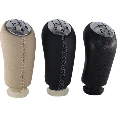 Plastic/Leather Car Gear Shift Knob Head For RENAULT KANGOO CLIO MK3 3 III MEGANE MK2 SCENIC MK2 Cool Handle Ball Stick Lever