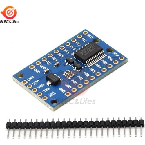 2.5V-5.5V PCF8575TS IIC I2C Expansion board I2C communication control 16 IO ports for Arduino