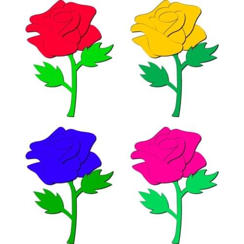 New Flowers Wooden Die Scrapbooking C2809 Cutting Dies Multiple Sizes Compatible with most die cutting machines