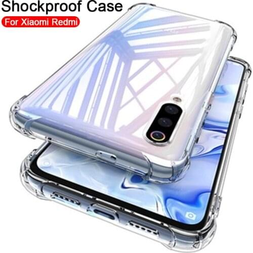 Luxury Shockproof Silicone Case For Xiaomi Redmi Note 9 Pro Max 9S 6 7 8 Pro on Redmi 7A 8A 9A A2 A3 Lite K20 K30 Pro Back Cover