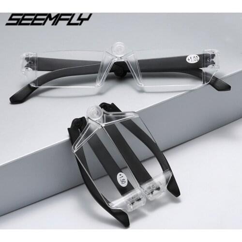 Seemfly Folding Reading Glasses With Case Men Women Fashion Portable Presbyopic Eyeglasses Hyperopia Eyewear Spectacle Unisex