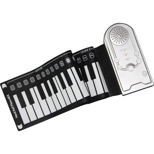 Roll Up Piano Portable Electronic Piano for Kids 49 Keys Flexible Kids Foldable Educational Electronic Digital Music