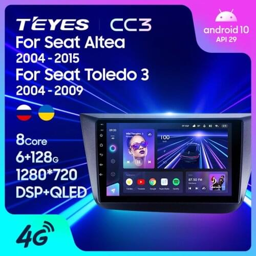 TEYES CC3 For Seat Altea 5P 2004 - 2015 Left hand drive Car Radio Multimedia Video Player Navigation stereo GPS Android 10 No 2din 2 din dvd