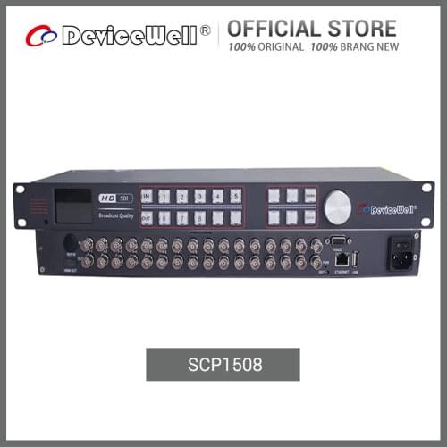 DeviceWell SCP1508 8x8 SDI IN SDI OUT Seamless Switcher Video Matrix