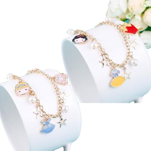 Womens Jewelry Sweet Style Bracelets Imitation Pearls Alice Bracelet Girls Chrildren Friends Birthday Gift