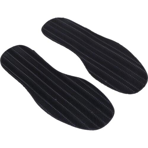 1 Pair DIY Stick On Full Soles Heel Palm Shoe Repair Anti-Slip Grip-rubber Pads - 29X11.5X0.2Cm
