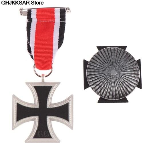 1Pc Germany 1939 Iron Cross Medal Badge 2nd Class With Ribbon HOT