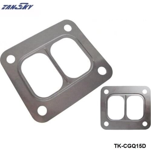 10PCS/LOT T4 Turbo Turbine inlet divided gasket Stainless Steel 304 Gasket For T04 turbo HQ turbo inlet gasket TK-CGQ15D