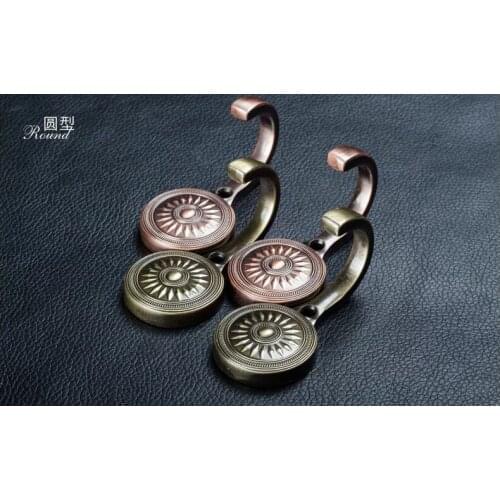 Free shipping blossom European wall Zinc alloy curtain hook coat towl hook Window accessories TieBack Towel Hanger Robe Hooks