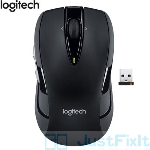 Logitech M546 Wireless Gaming Mouse with 2.4GHz Optical 95.5g for PC/Laptop Gamer 90% New Universal Office Mouse Home Using
