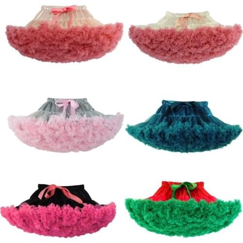 Childrens Skirt Baby Girls Tutu Skirt Fluffy Children Ballet Kids Baby Girl Skirts Princess Tulle Party Dance Skirts