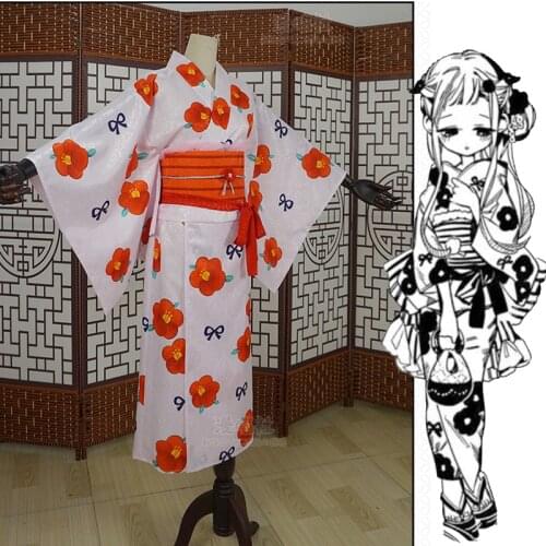Anime Toilet Bound Jibaku Shounen Hanako Kun Cosplay Costumes Nene Yashiro Japanese Kimono Dresses Halloween Costumes For Women
