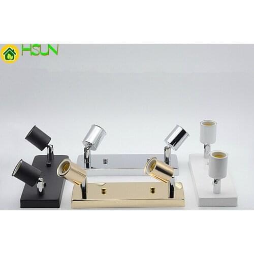 Fashion 2 lights art loft ceiling Modern lamp holder wall Kitchen E27 lighting Fixture for living room bar bathroom