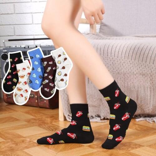 Cartoon Cosplay Socks Biscuit Monster Novelty Funny Cute Cute Womens Socks Winter Trendy Comfortable Fashion Cotton Socks