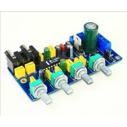 NEW 1PC DC 12V LM1036N AC/DC HIFI tone control board Stereo Audio Amplifier board