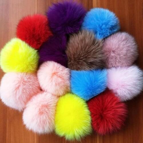 New Party Decoration Supplies DIY Artificial Fox Fur Pom Pom Ball Feel Soft Simulation Craft LX4784