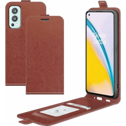 Retro Case For OnePlus Nord 2 5G 6.43NCH 2021 Leather Flip Vertical Book For OnePlus Nord CE N200 N100 N10 5G Funda Soft Cover