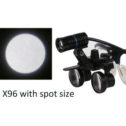 TAOS 5.0X High Quality 5X Kepler Binocular with Headwear Medical magnifying glass Surgical Dental with headlamp medical loupes