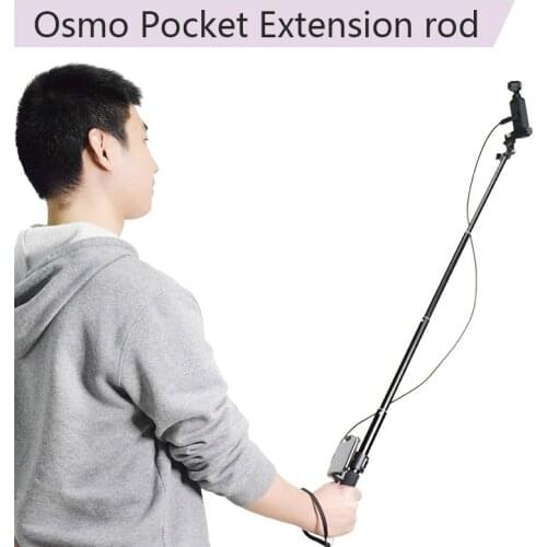 Extension Pole Selfie Stick Handheld Gimbal Stabilizer Phone Mount Bracket Clamp Type-C Cable Module for DJI OSMO Pocket