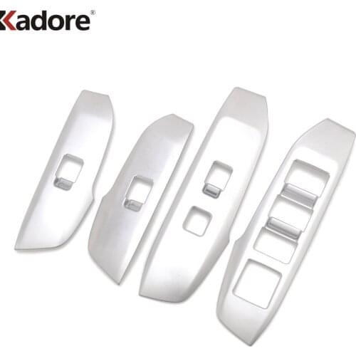 Inner Door Window Lift Switch Panel Cover Trim For LEXUS NX 200T 300H 2015 2016 ABS Matte Car Interior Accessories 4pcs LHD