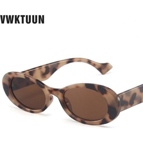 VWKTUUN Vintage Sunglasses Women Round Glasses Oval Sun Glasses For Women Oversized Sunglass Colorful Driving Shades