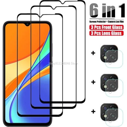 Redmi 9C Protective Glass For Xiaomi Redmi 9C NFC Glass Protection Camera Screen Protector On Xiomi Xaomi Redmi9C Tempered Film