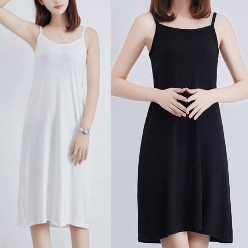 Plus Size Casual Summer Women Solid Color Loose Sleeveless Camisole Dress Camisole O Neck Mini Dress Female Vestidos