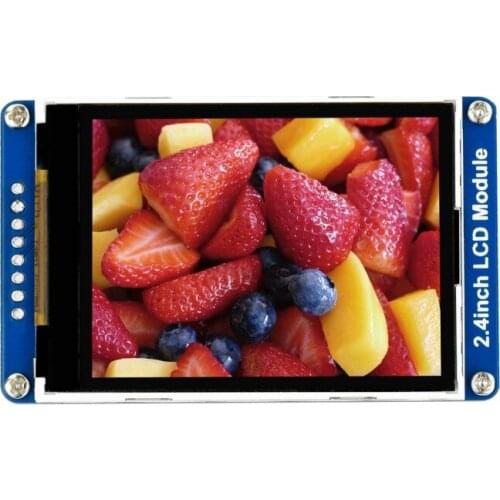 2.4" TFT LCD Display Module for Raspberry Pi 4 / 3 / Zero, 65K RGB Colors, 240×320 Resolution, SPI Interface