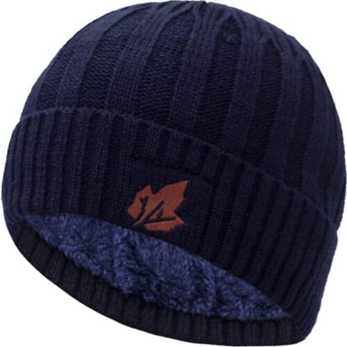 Winter Hats For Women Mens Beanies Knitted Hat Skullies Brimless Cap Gorras Bonnet Solid Male Beanie Warm Thick Autumn Hat Cap