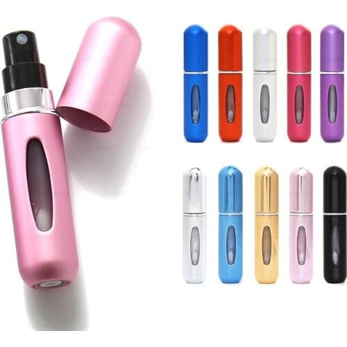 1/3/5Pcs Travel Mini Refillable Conveniet Empty Atomizer Perfume Bottle Scent Airless Cosmetic Containers