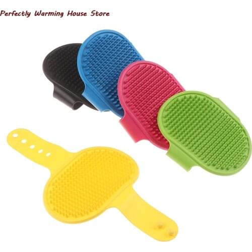 1Pc Pet Dog Cat Bath Brush Comb Rubber Glove Hair Fur Grooming Massaging Massage Mit Pet Shower Dog Brush Dropshipping